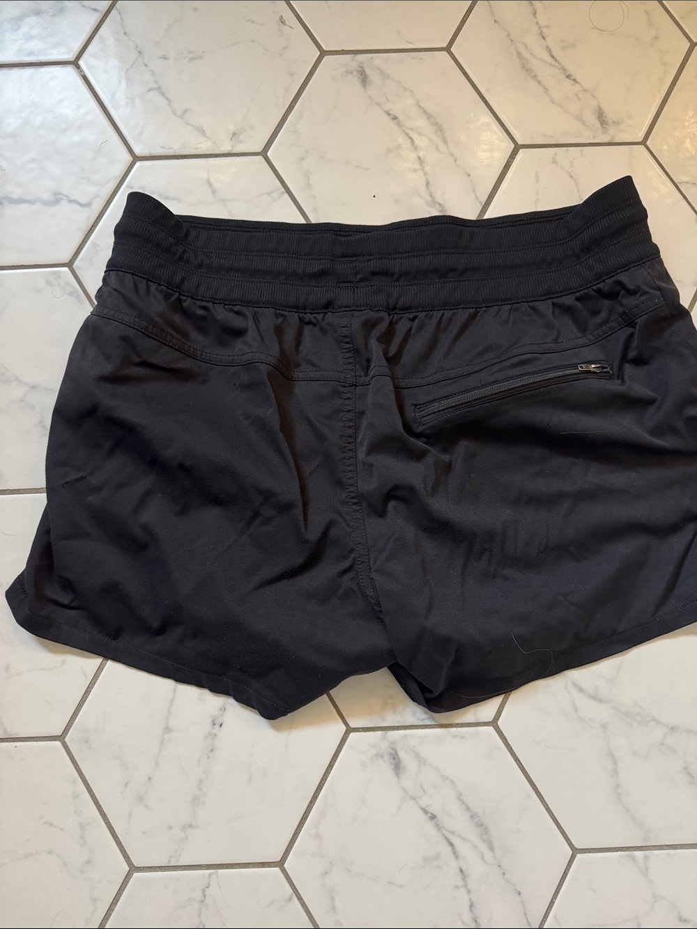 The North Face Women's Black Athletic Drawcord Shorts - Picture 4 of 4